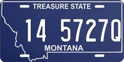 MT license plate 145727Q