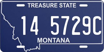 MT license plate 145729C