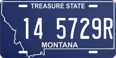 MT license plate 145729R