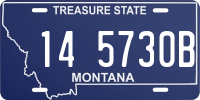 MT license plate 145730B
