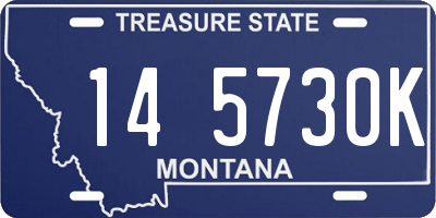MT license plate 145730K