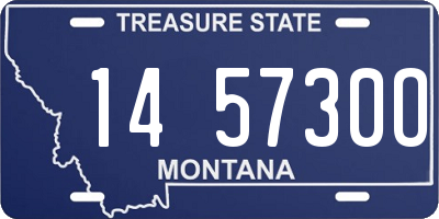 MT license plate 145730O
