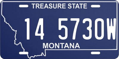 MT license plate 145730W