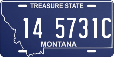 MT license plate 145731C