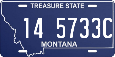 MT license plate 145733C