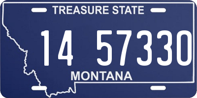 MT license plate 145733O