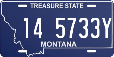 MT license plate 145733Y