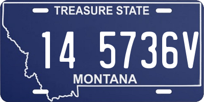 MT license plate 145736V