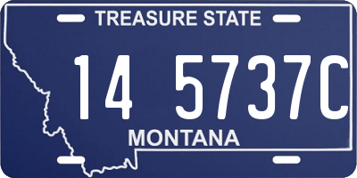 MT license plate 145737C