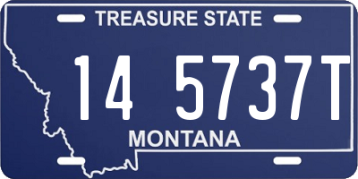 MT license plate 145737T