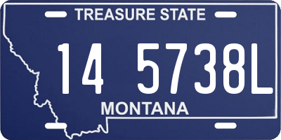 MT license plate 145738L