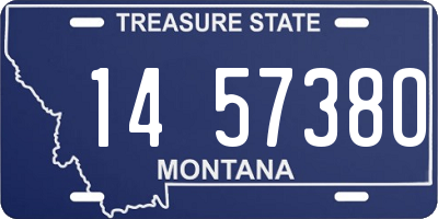MT license plate 145738O