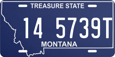 MT license plate 145739T