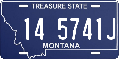 MT license plate 145741J