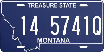 MT license plate 145741Q