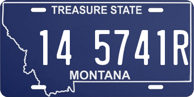 MT license plate 145741R