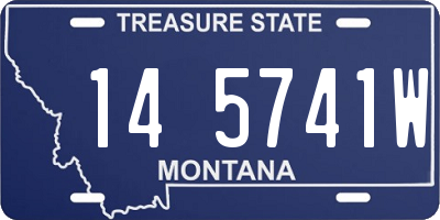 MT license plate 145741W