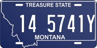 MT license plate 145741Y