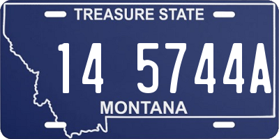 MT license plate 145744A
