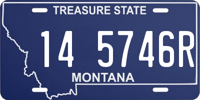 MT license plate 145746R