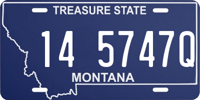 MT license plate 145747Q