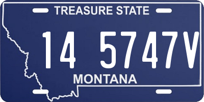 MT license plate 145747V