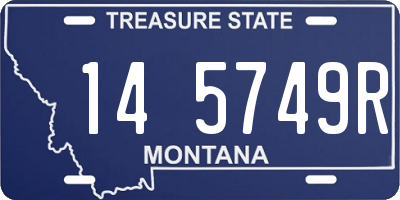 MT license plate 145749R