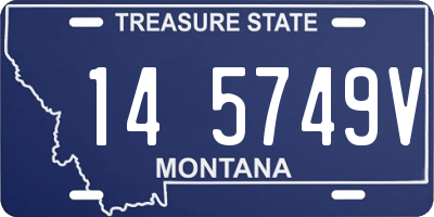 MT license plate 145749V