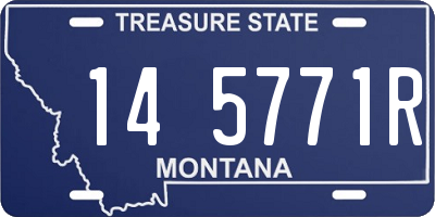 MT license plate 145771R
