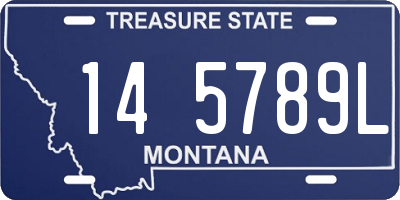 MT license plate 145789L