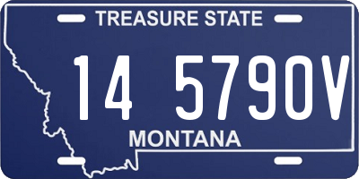 MT license plate 145790V
