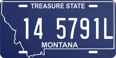 MT license plate 145791L