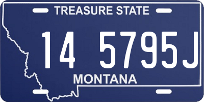 MT license plate 145795J