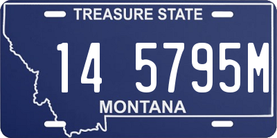 MT license plate 145795M