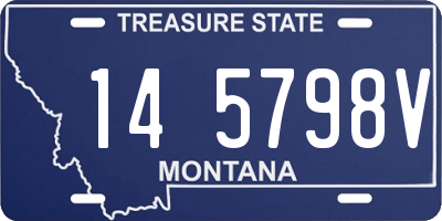 MT license plate 145798V