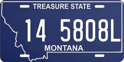 MT license plate 145808L