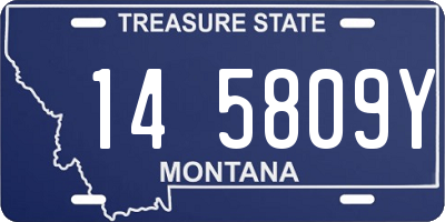 MT license plate 145809Y