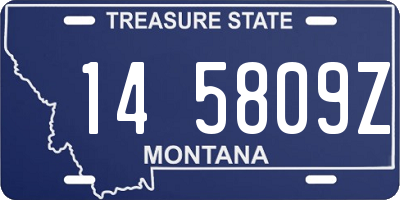 MT license plate 145809Z