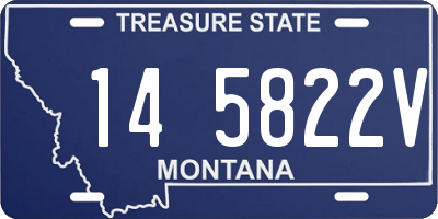 MT license plate 145822V