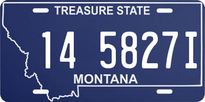 MT license plate 145827I