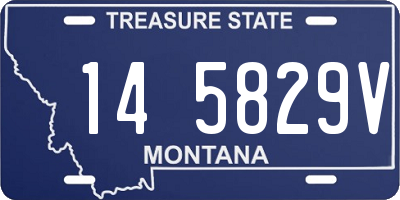 MT license plate 145829V