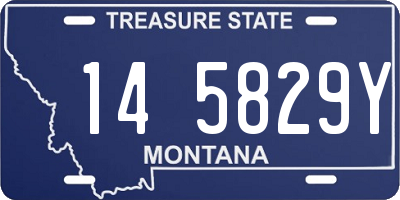 MT license plate 145829Y