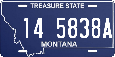 MT license plate 145838A