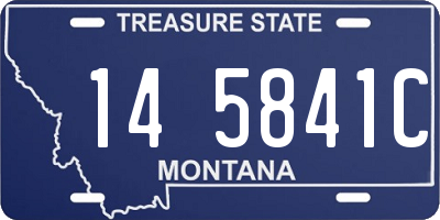 MT license plate 145841C