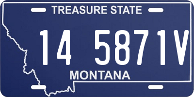 MT license plate 145871V