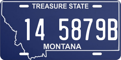 MT license plate 145879B