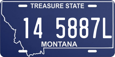 MT license plate 145887L
