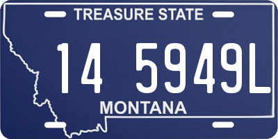 MT license plate 145949L