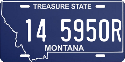 MT license plate 145950R