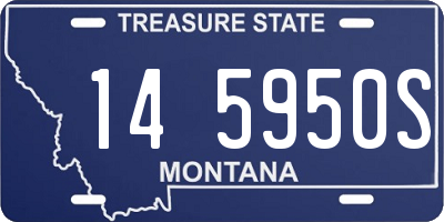 MT license plate 145950S